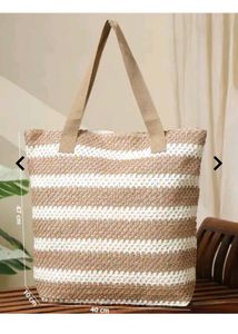 Women's STriped Tote Bag