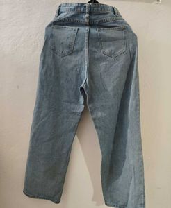 Light Wash Wide Leg Jeans