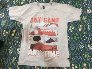 Grey Graphic T-Shirt