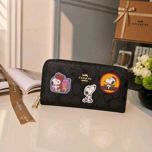 COACH x PEANUTS LONG ZIPPER WALLET*