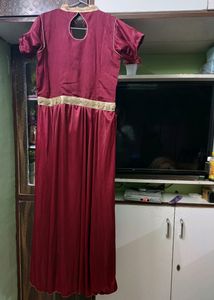 Maroon Gown