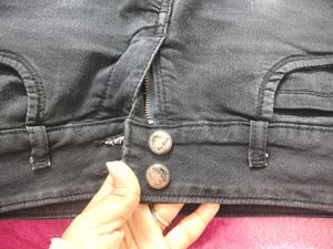 Black Denim Shorts