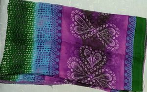 Vibrant Paisley Print Duptta