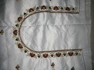Embroidered Blouse Fabric Piece