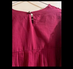 Maroon Fluffy Top For Women ♥️