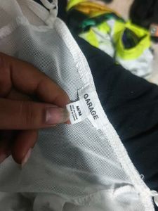 I. RUCHED sheer top