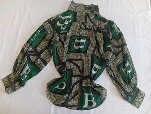 Green Oversized Printed Shirt