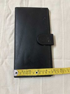Black Leather Bifold Wallet