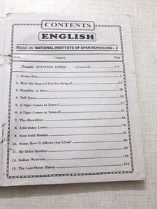 Nios Class 10 English