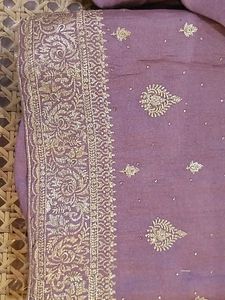 Embroidered Lavender Salwar Kameez Unstitched
