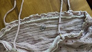 Cute Smocked Floral Crop Top