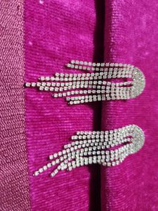 Sparkling Rhinestone Fringe Earrings