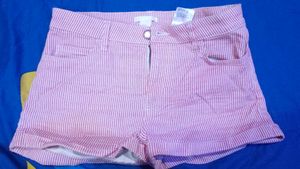 Striped Pink Shorts