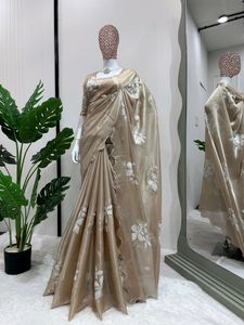 TRENDY &amp; DESIGNER JIMMY FABRIC SAREE WITH BLOUSE