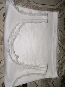 White Lace Trim Camisole