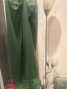 Elegant Green Lace slip dress
