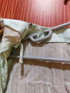 Girls crop top with plazzo and jacket