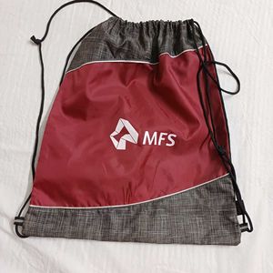 US Brand - New Maroon Gemline Drawstring Bag