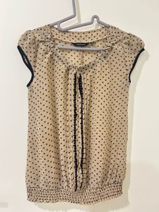 Chic Polka Dot Top