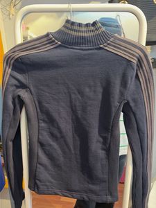 Blue Zip-Up Track Jacket