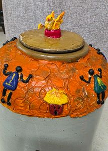 Vintage Decorative Ceramic Jar