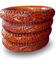 Set of 4  different  mitti ki Bangles