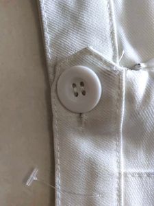 Pleated White Mini Skirt