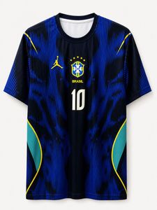 Jordan Embroidered Brazil Neymar#10 Away Kit ❤️‍🩹