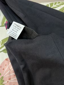 Chic Black Zip Detail Pants