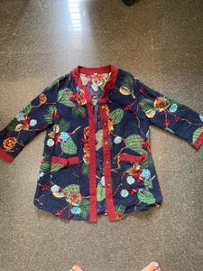 Floral Print outlayering piece