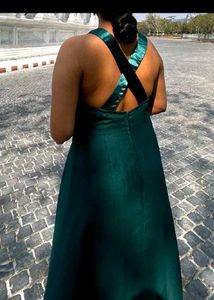 Elegant Teal Maxi Dress