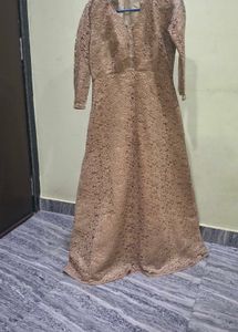 Elegant Lace Evening Gown