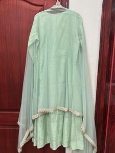 Vark by Westside Mint Green Kurta Set with Dupatta