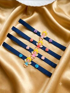 Cute Kids Bracelet or Rakhi With Charm