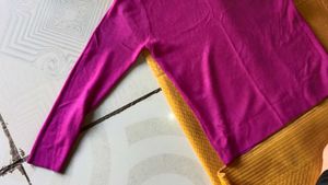 Purple Long Sleeve Top