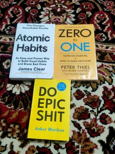 Do Epic Shit Atomic Habits And Zero To One