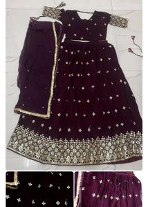 Lehenga Choli Set  lehnga length 37 inch