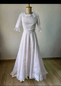 Elegant Light Pink Maxi Dress
