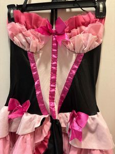 Chic Corset Dress with Ruffles
