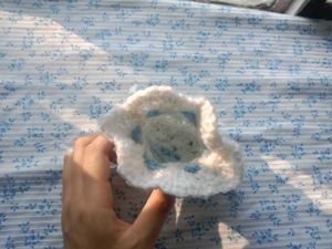 Handmade Crochet Drawstring Pouch