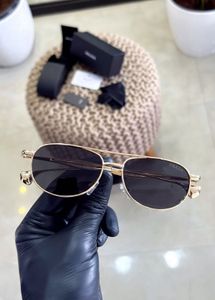 Gold Aviator Sunglasses