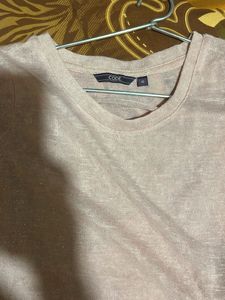 Chic Pink Ruched Asymmetrical Top
