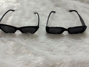 Black Sunglasses Combo – Rectangle &amp; Cat-Eye Frame