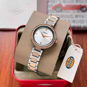 Fossil Two-Tone Crystal Watch premium mastercopy