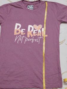 Women's "Be Real Not Perfect" T-Shirt