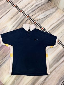 Nike Men's Navy Blue Polo Shirt
