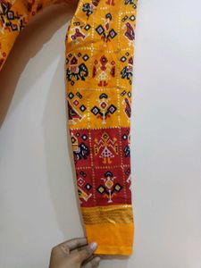 Yellow Printed Anarkali 👗