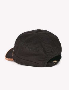 U.S. POLO ASSN.Men Black Panelled Upper Solid Cap