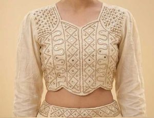 Ethnic Lehenga Choli with Intricate Mirror Work