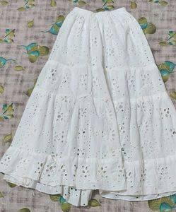 Bohemian Broderie Anglaise Maxi Skirt